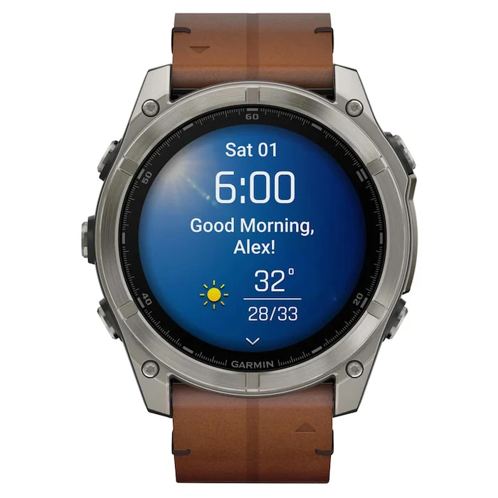 Garmin 51mm Men’s Watch with Digital Screen Material Dial, 100m Water Resistant / 010-02905-40
