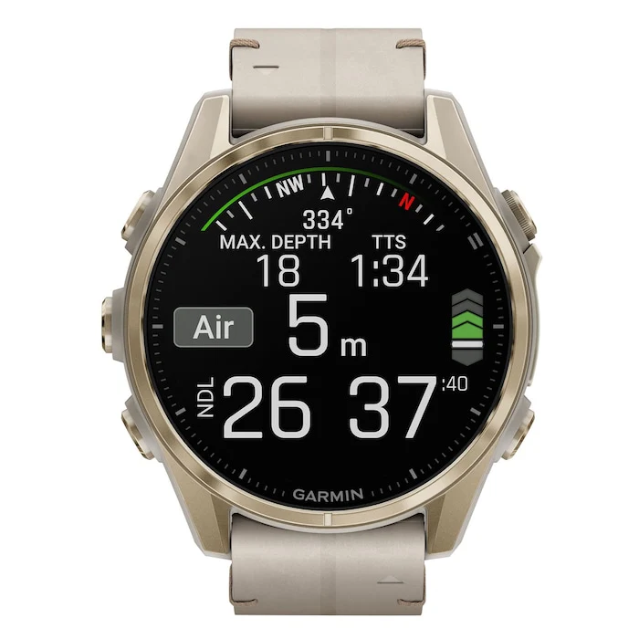 Garmin Fēnix® 8 43mm AMOLED Unisex Watch GPS Smartwatch AMOLED Display Multi Band GNSS 010-02903-40