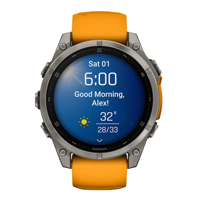Garmin Fēnix® 8 47mm AMOLED Unisex Watch GPS Smartwatch AMOLED Display Multi Band GNSS 010-02904-11