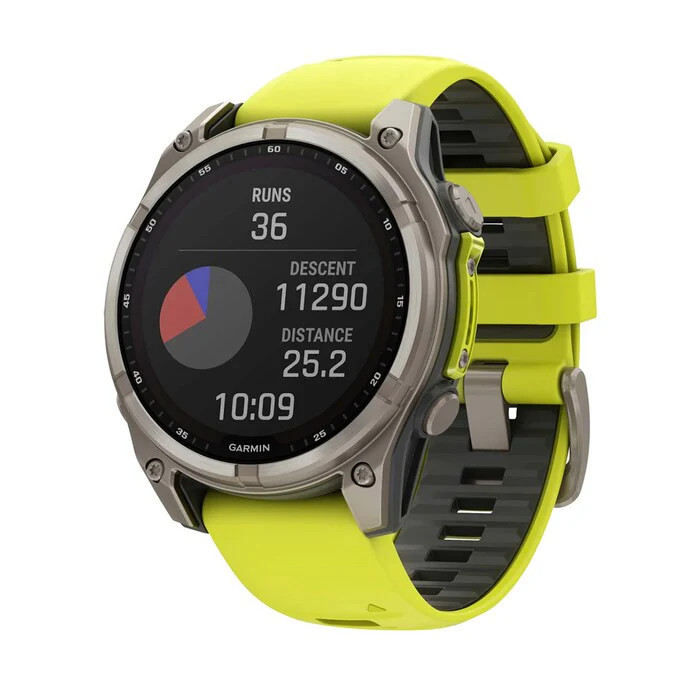Garmin FÄ“nixÂ® 8 47mm Unisex Watch GPS Smartwatch AMOLED Display Multi Band GNSS Sapphire Crystal  010-02906-21