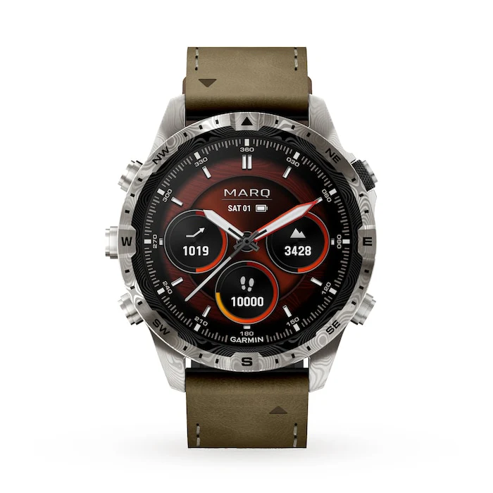 Garmin MARQ Adventurer (Gen 2) Damascus Steel Edition 46mm Smart Watch GPS Smartwatch 010-03393-31
