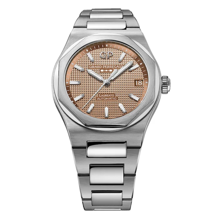 Girard-Perregaux Elegance Automatic 42mm Men’s Watch with Stainless Steel Case & Bracelet, 100m Water Resistant / 81010-11-3306-1GM