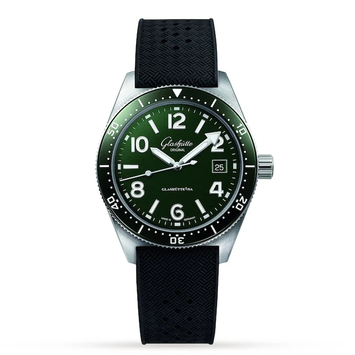 Glashutte Original SeaQ 39.5mm Mens Luxury Watch 1-39-11-13-83-33