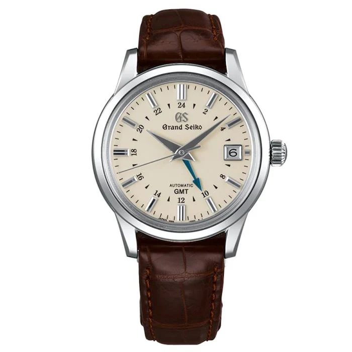 Grand Seiko Elegance Automatic Men’s Watch with Ivory Material Dial, Stainless Steel Case, 30m Water Resistant / SBGM221