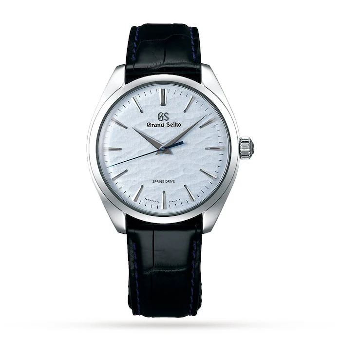 Grand Seiko Elegance Spring Drive Men’s Watch with Blue Material Dial, Stainless Steel Case / SBGY007