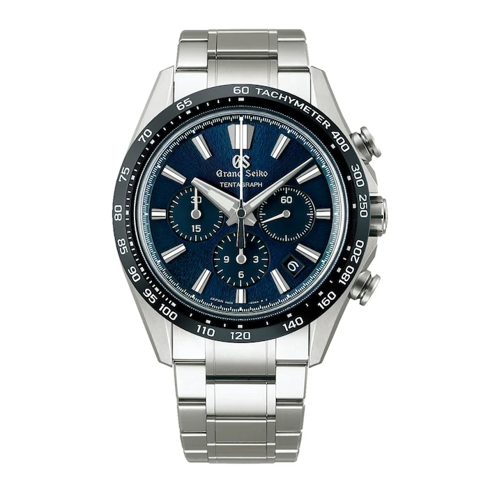 Grand Seiko Evolution 9 Automatic 43mm Men’s Watch with Blue Material Dial, Titanium Case, 100m Water Resistant / SLGC001