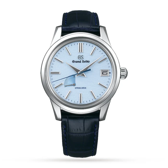 Grand Seiko Heritage Hi-Beat 40mm Men’s Watch with Blue Material Dial, Stainless Steel Case, 100m Water Resistant / SBGA407