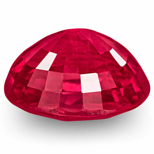GRS Certified MOZAMBIQUE Ruby 4.09 Cts Natural Untreated Oval - Image 2