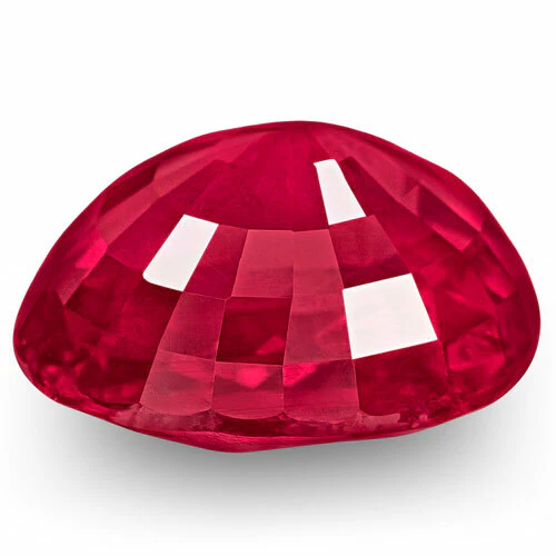 GRS Certified MOZAMBIQUE Ruby 4.09 Cts Natural Untreated Oval - Image 3