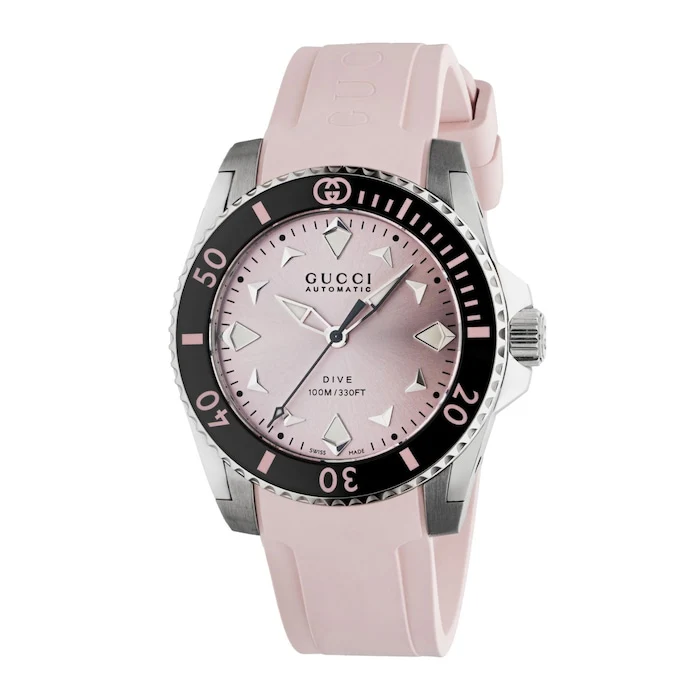 Gucci Dive Watch, 36mm Luxury Watch Swiss Made High Precision Movement Sapphire Crystal Stainless Steel Case YA136408