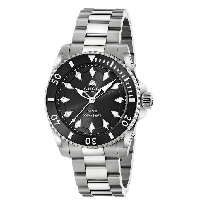 Gucci Dive watch, 40mm Luxury Watch Swiss Made High Precision Movement Sapphire Crystal Stainless Steel Case  YA136353
