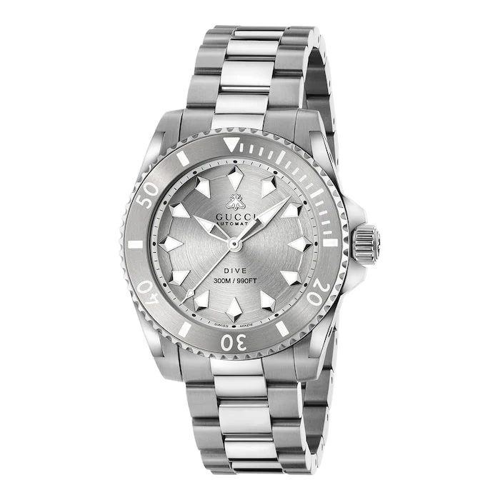 Gucci Dive watch, 40mm Luxury Watch Swiss Made High Precision Movement Sapphire Crystal Stainless Steel Case  YA136354