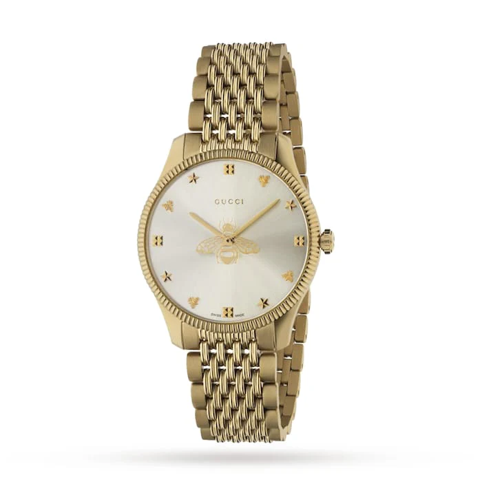 Gucci G-Timeless watch, 36mm Luxury Watch Swiss Made High Precision Movement Sapphire Crystal YA1264155