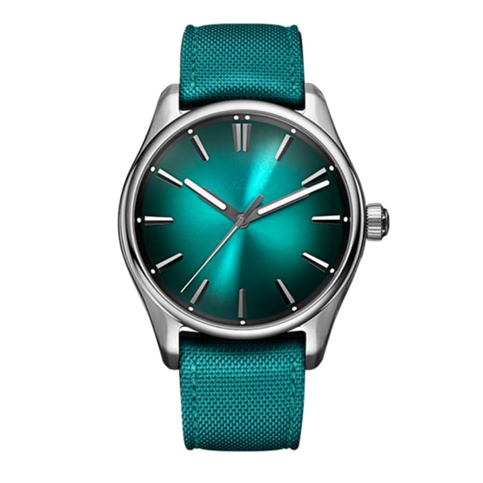 H. Moser & Cie Pioneer Centre Seconds 42.8mm Mens Luxury Watch Blue 3200-1214