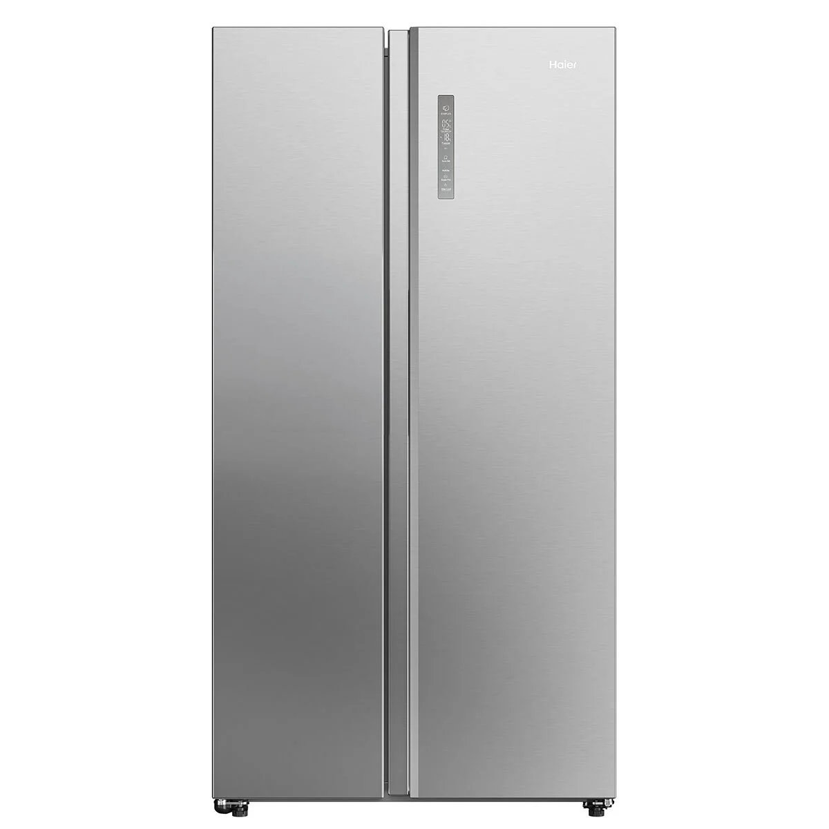 Haier HSW59F18DNMM, Side by Side Fridge Freezer, D Rated in Platinum Inox - Image 3