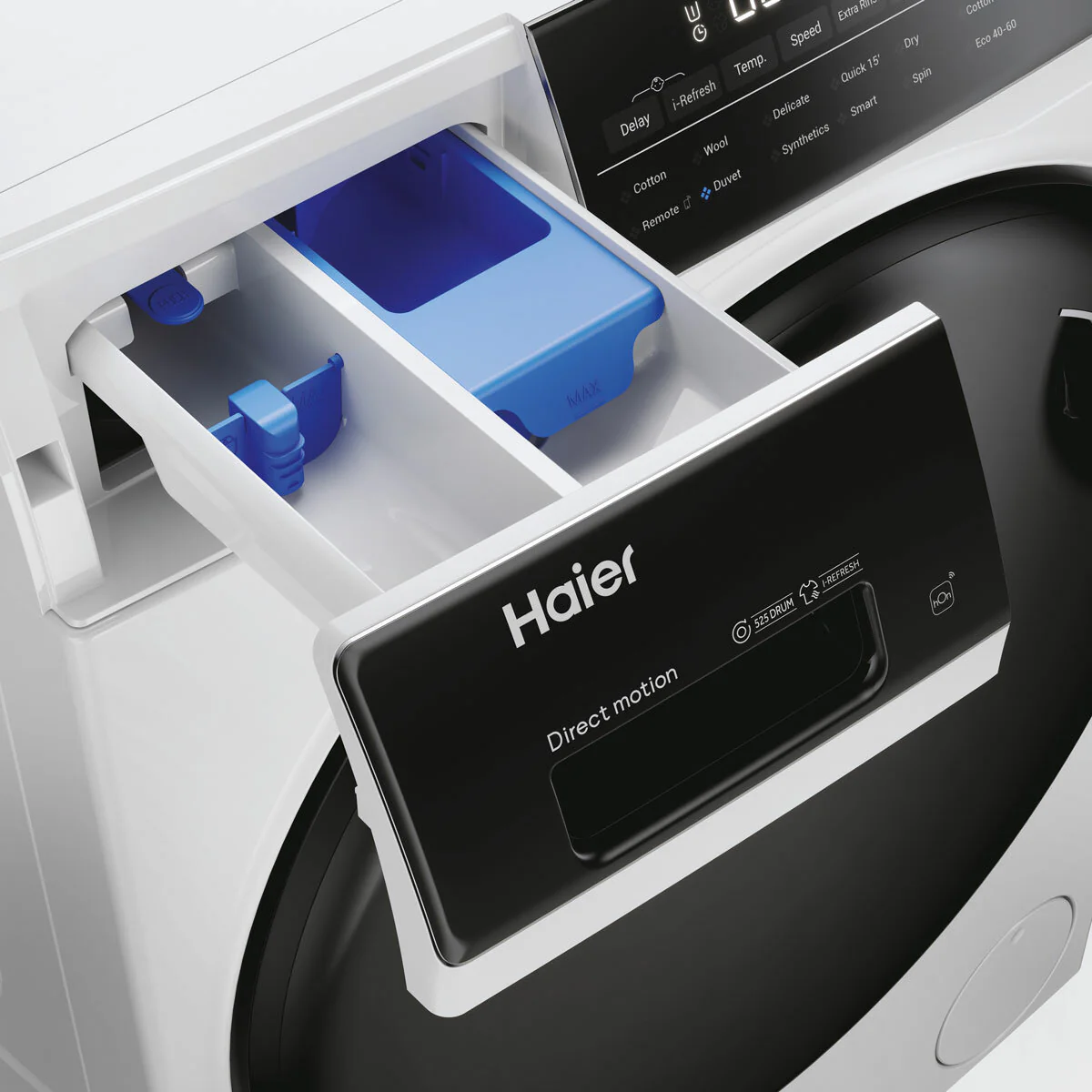 Haier I-Pro Series 5 HWD80-B14959NUUK, 8/6kg Washer Dryer, D Rated in White - Image 5