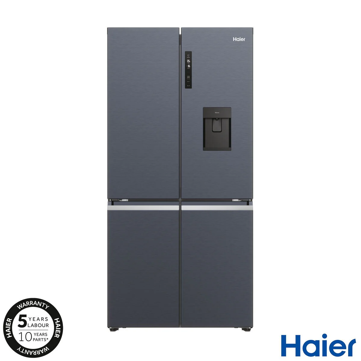 Haier Series 5 HCR5919EHMB, Multidoor Fridge Freezer, E Rated in Black