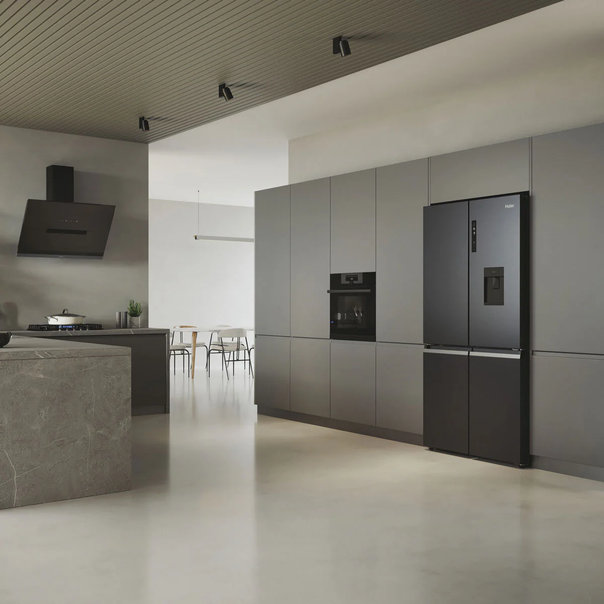 Haier Series 5 HCR5919EHMB, Multidoor Fridge Freezer, E Rated in Black - Image 6