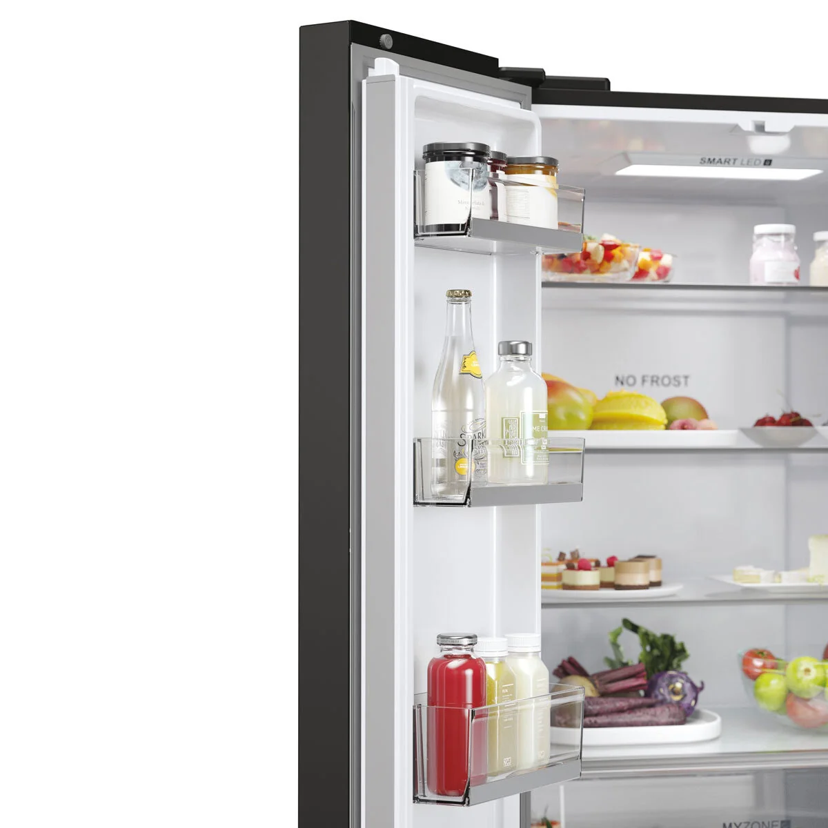 Haier Series 5 HFR5719ENPB, Multidoor Fridge Freezer, E Rated in Black - Image 4