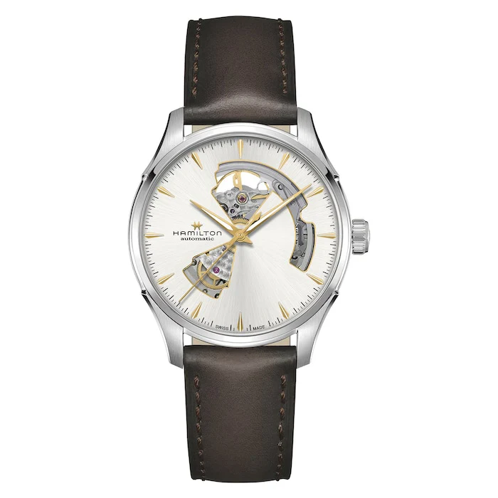 Hamilton Automatic 40mm Men’s Watch with Silver Material Dial, Stainless Steel Case, 50m Water Resistant / H32675551