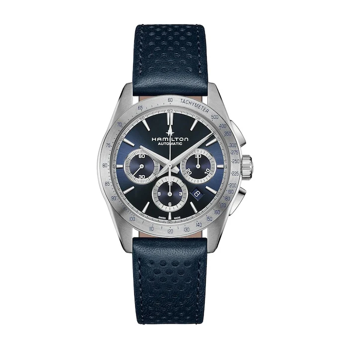 Hamilton Automatic 42mm Men’s Watch with Blue Material Dial, Stainless Steel Case, 100m Water Resistant / H36616640