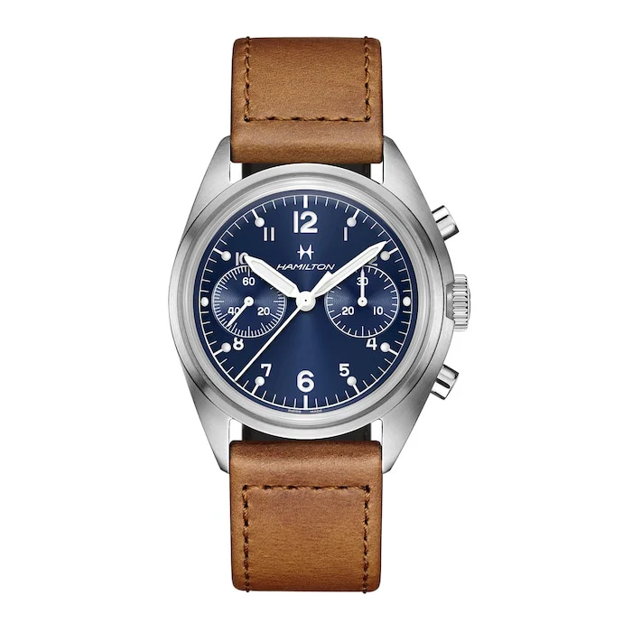 Hamilton Khaki Aviation Pilot Pioneer Mechanical Chrono 40mm Unisex Watch Luxury Watch Swiss Made H76409540