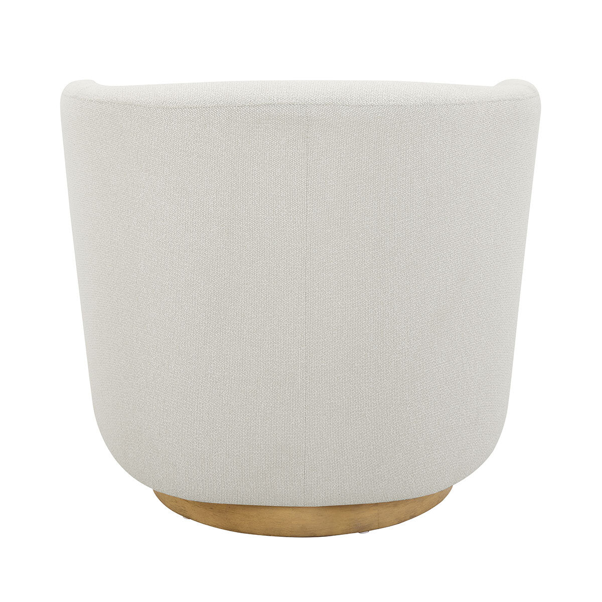 Henredon Murphy Cream Fabric Swivel Chair - Image 8