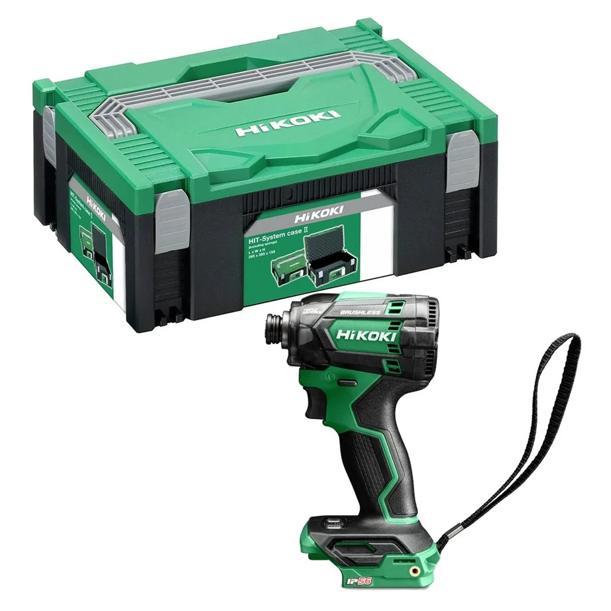 HiKOKI WH18DCW2Z 18V Brushless Impact Driver Body Only with Case