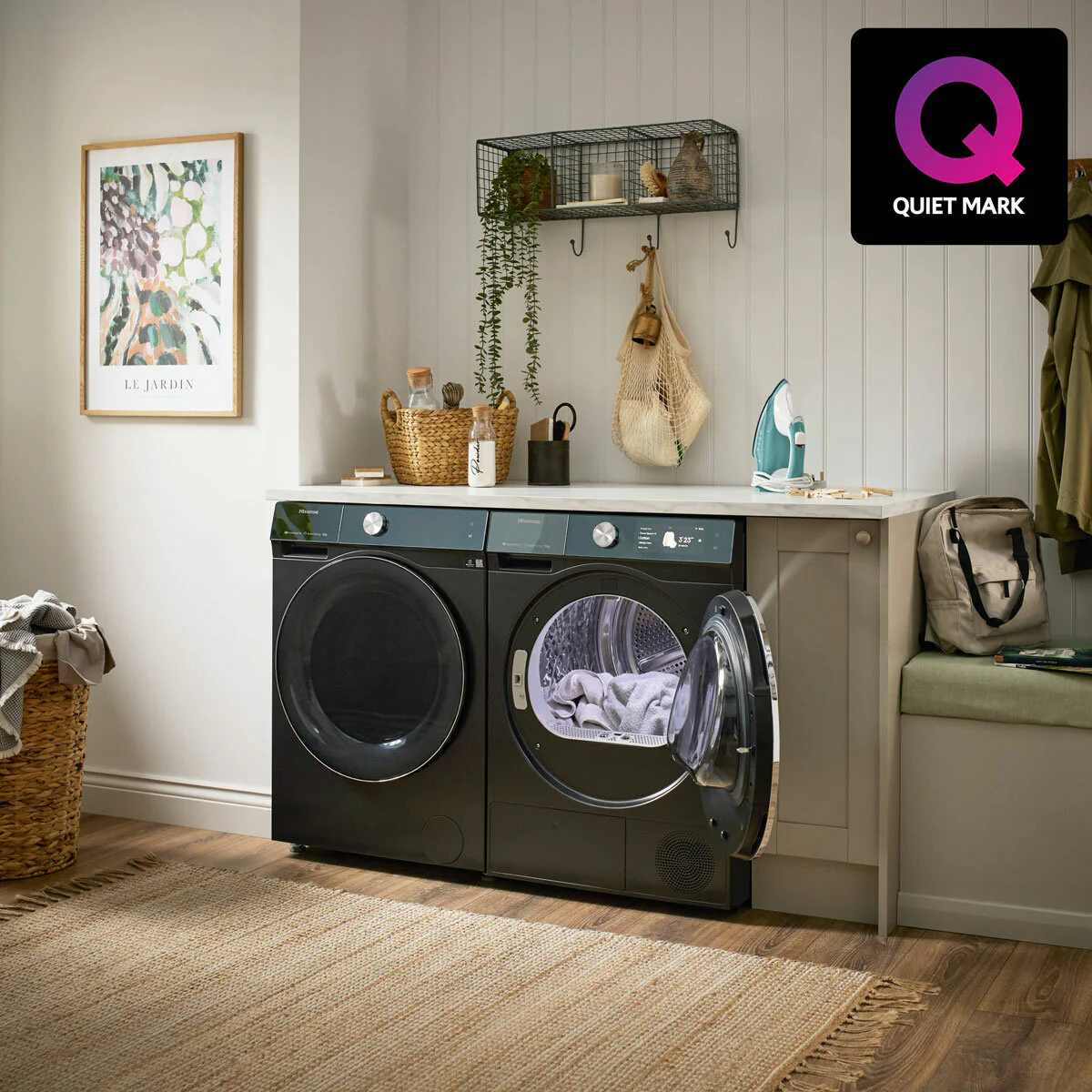 Hisense DH7S107BB, 10kg Heat Pump Dryer A+++ Rating in Black - Image 7