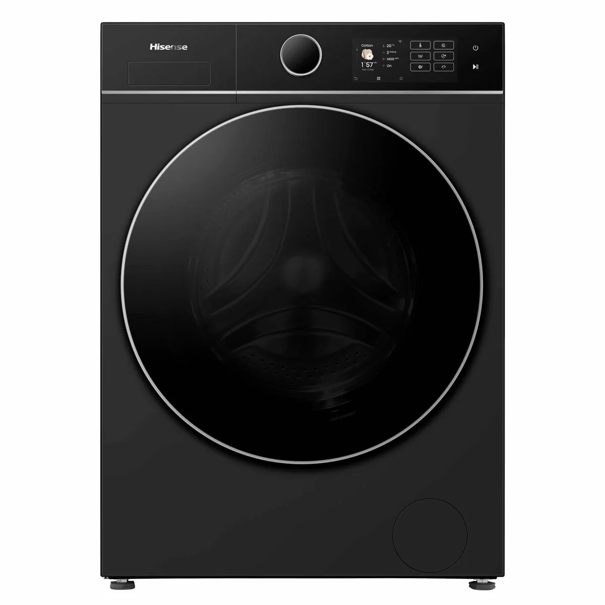 Hisense KitchenFit 5i Series WD5I1045BBQ, 10.5kg / 6kg Washer Dryer, D Rated in Black - Image 3