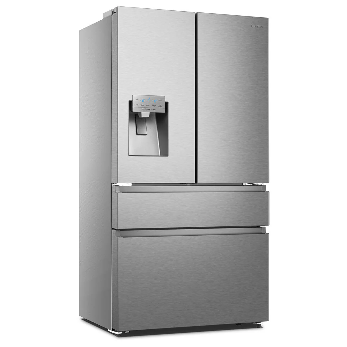 Hisense RF728N4SASE, Multi Door Fridge Freezer with Non Plumbed Water and Ice Dispenser,  E Rated in Stainless Steel - Image 3