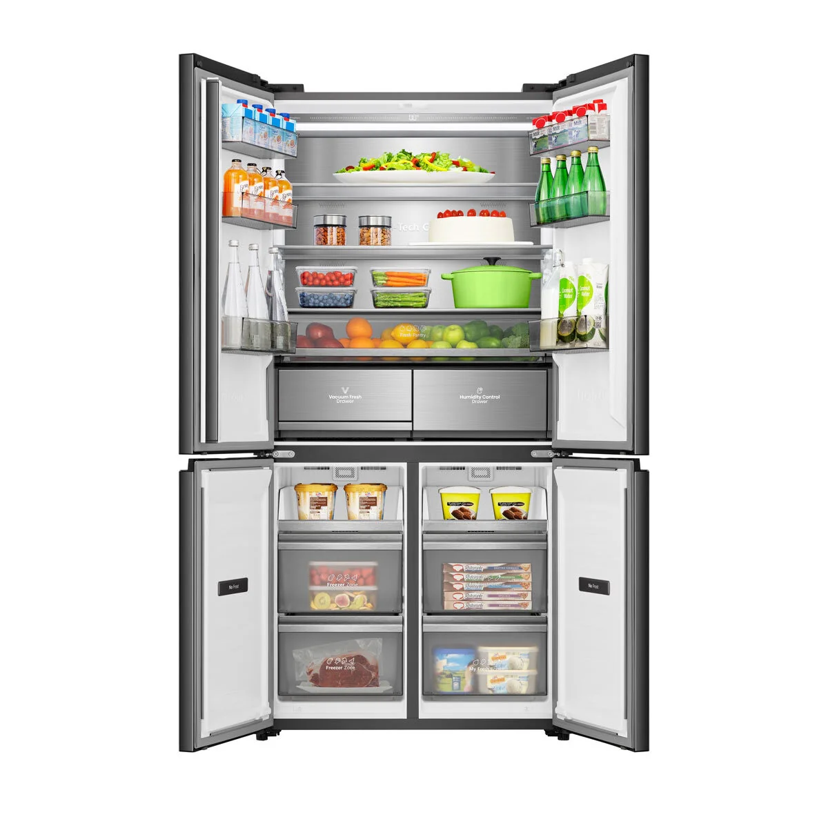 Hisense RQ768N4GBE, Multi Door Fridge Freezer, E Rated in Black - Image 5