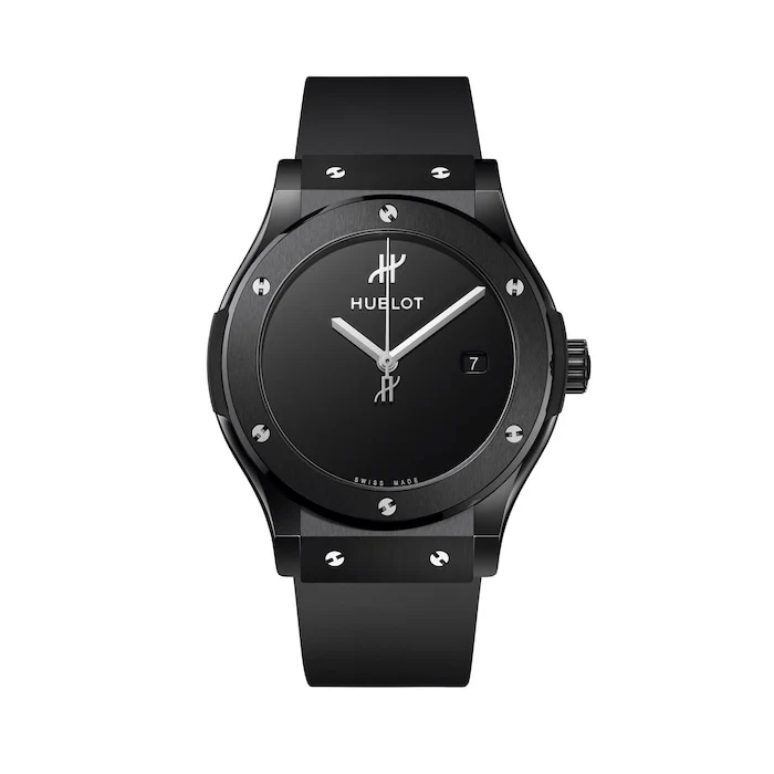 Hublot Automatic 42mm Men’s Watch with Black Material Dial, Titanium Case, 50m Water Resistant / 542.CX.1270.RX.MDM