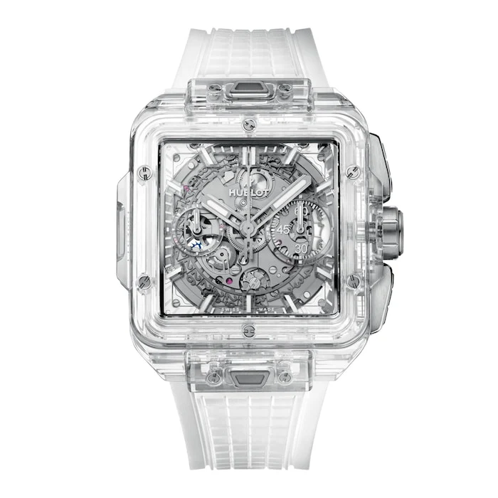 Hublot Automatic 42mm Men’s Watch with Black Material Dial, Titanium Case, 50m Water Resistant / 821.JX.0120.RT