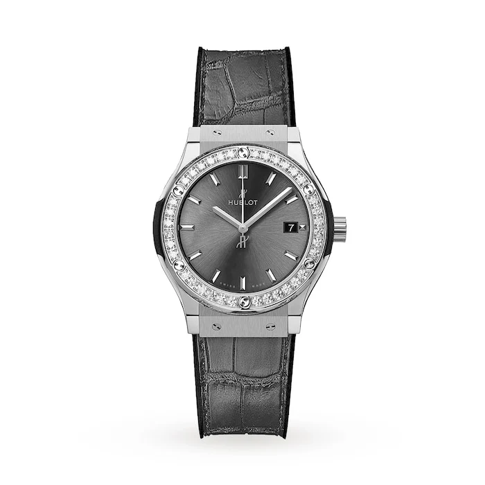 Hublot Classic Fusion Racing Grey Titanium 33mm Ladies Watch Luxury Watch Swiss Made 581.NX.7071.LR.1104.