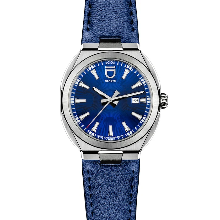ID Genève Automatic 41mm Men’s Watch with Blue Material Dial, Stainless Steel Case, 50m Water Resistant / 2020.113G