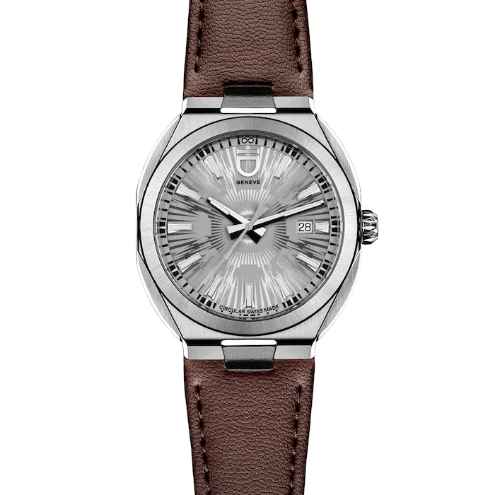 ID Genève Automatic 41mm Men’s Watch with Silver Material Dial, Stainless Steel Case, 50m Water Resistant / 2020.111G