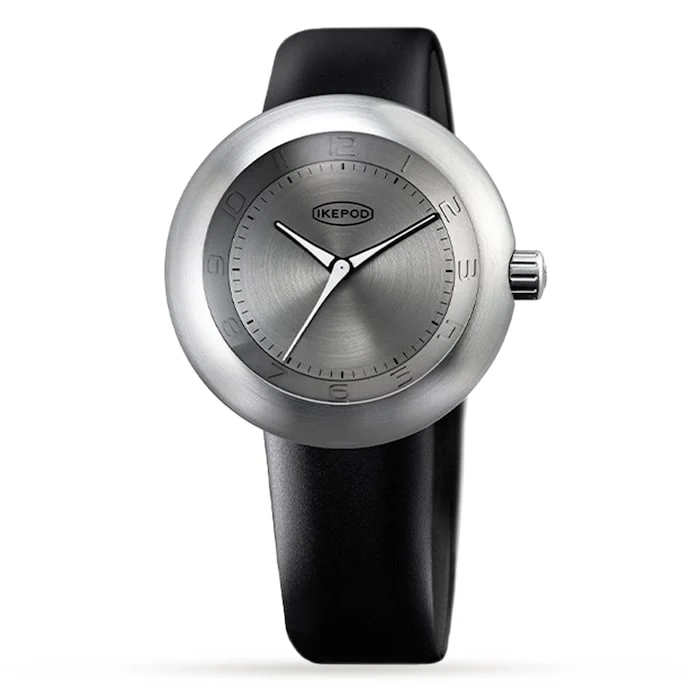 IKEPOD Automatic 46mm Men’s Watch with Silver Material Dial, Stainless Steel Case, 50m Water Resistant / M106-SI-LB