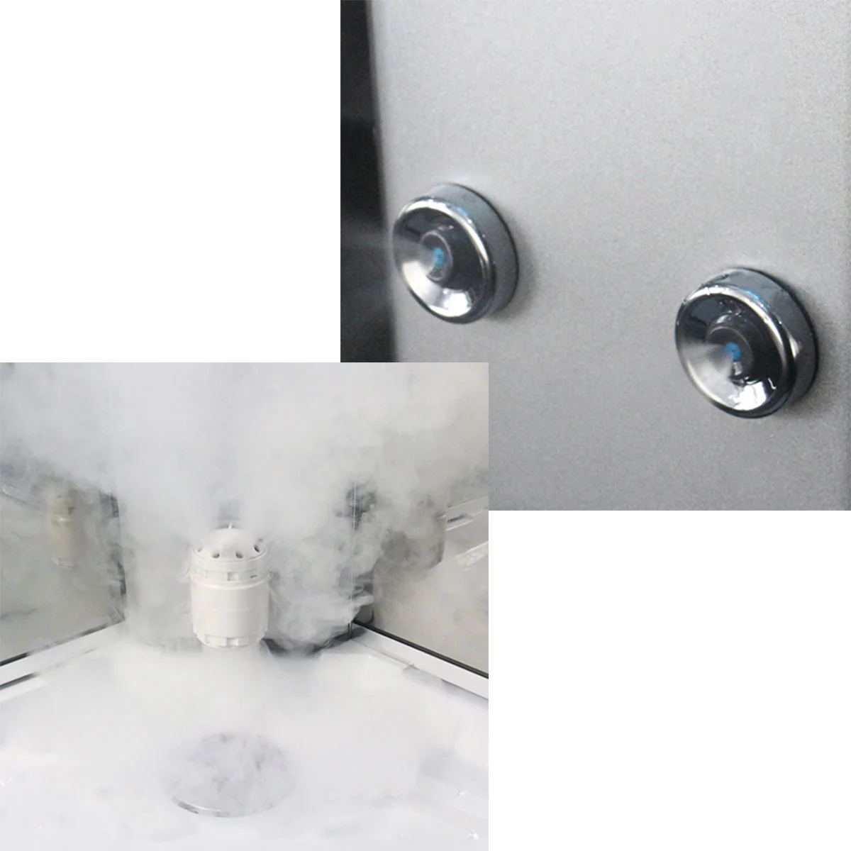 Insignia Diamond 900mm Quadrant Steam Shower with Chrome Frame - Image 5