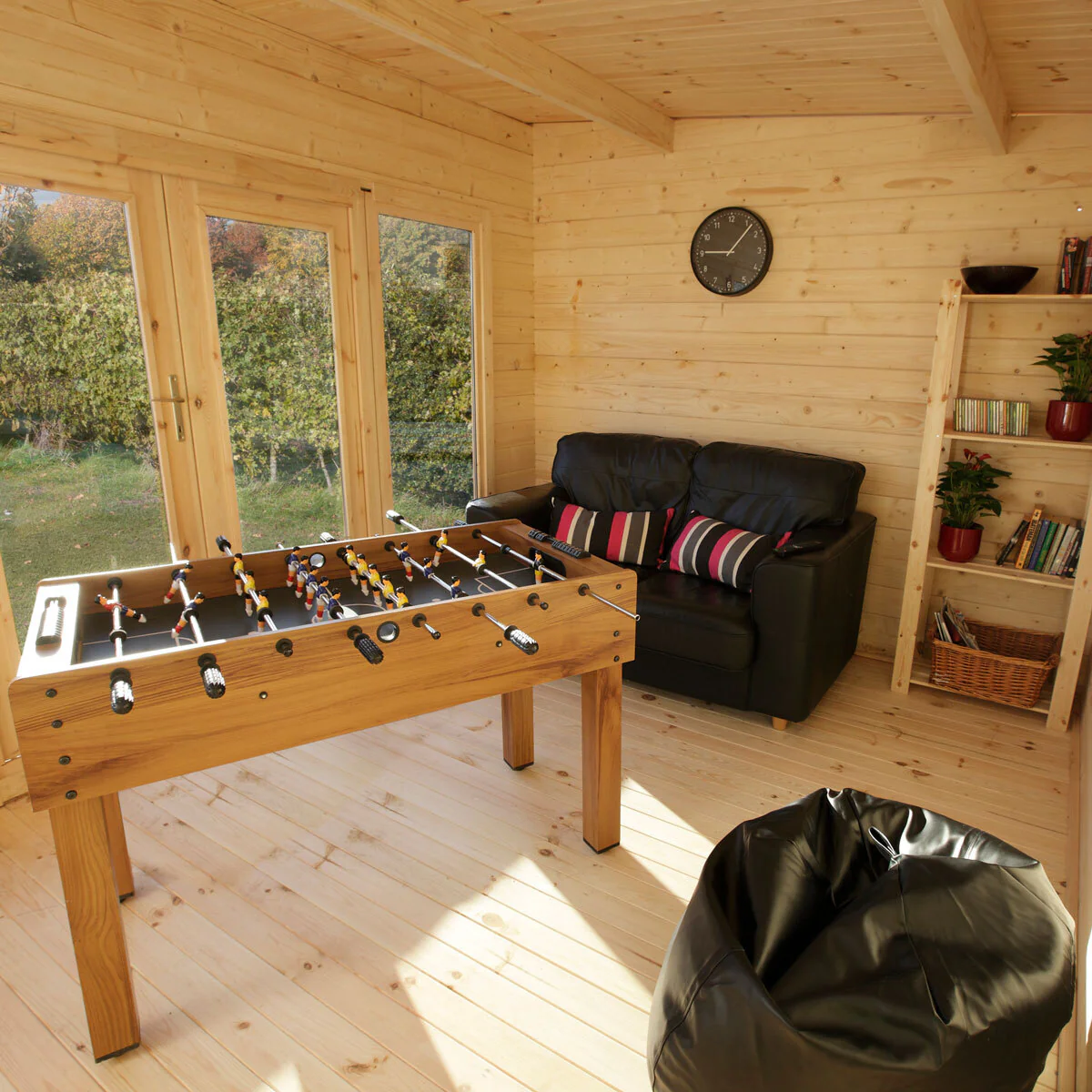 Installed Forest Garden Melbury 45mm Log Cabin 13ft 1" x 9ft 8" (4 x 3 m) - Image 5