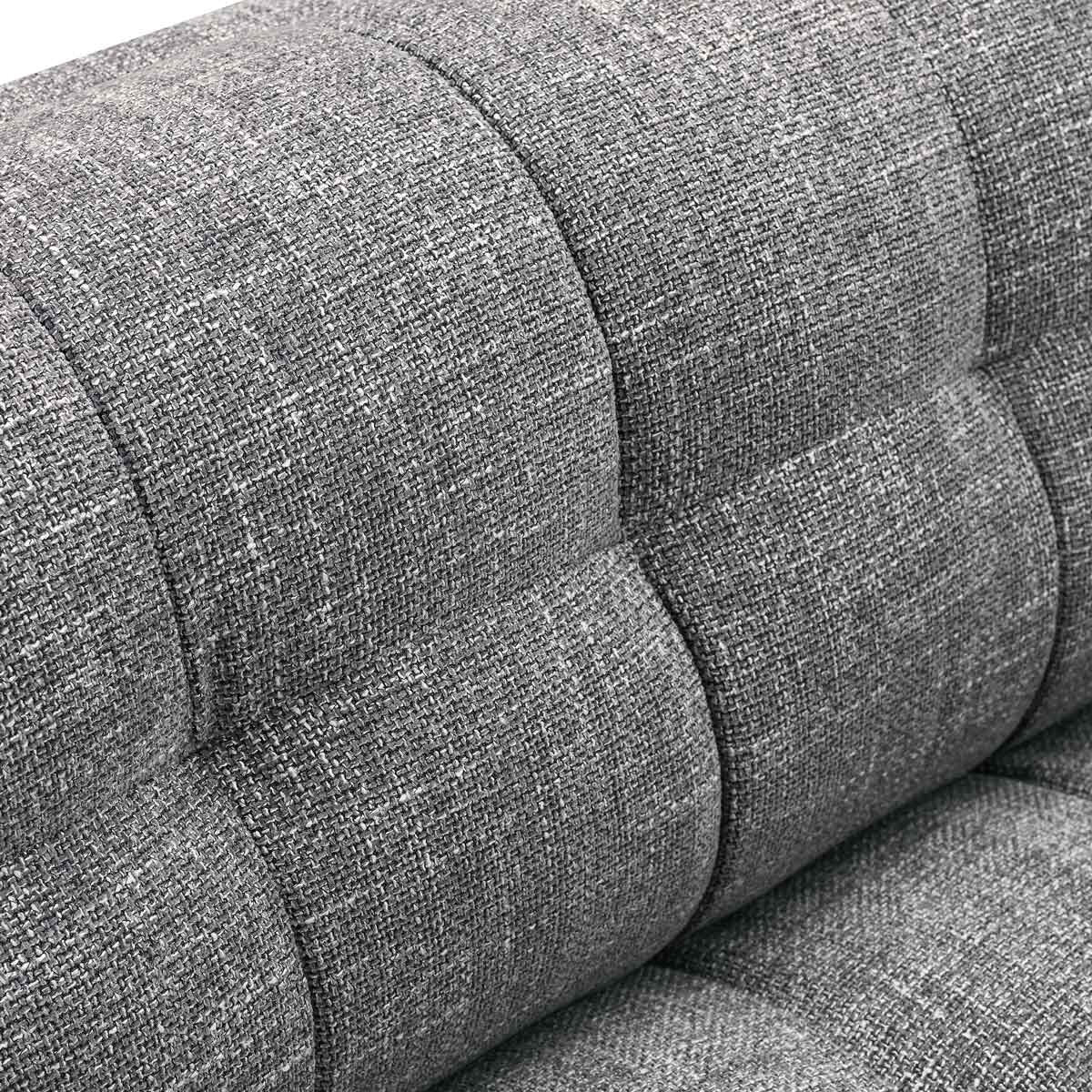 Isla Grey Fabric Large 3 Seater Sofa - Image 5