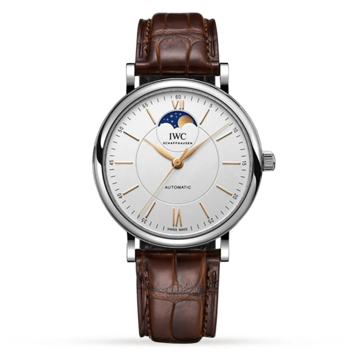 IWC Automatic 40mm Men’s Watch with Silver Material Dial, Stainless Steel Case, 30m Water Resistant / IW459401