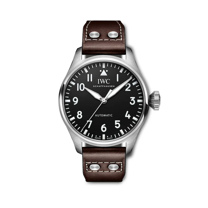 IWC Automatic 43mm Men’s Watch with Black Material Dial, Stainless Steel Case, 100m Water Resistant / IW329301