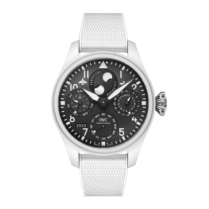 IWC Automatic Men’s Watch with Black Material Dial, Stainless Steel Case, 60m Water Resistant / IW503008