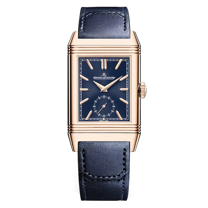 Jaeger-LeCoultre Manual Wind Men’s Watch with Blue Material Dial, Gold Case, 30m Water Resistant / Q3982590