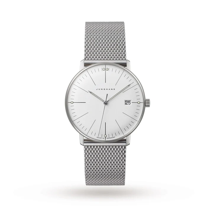 Junghans Ladies Max Bill Damen Watch Luxury Watch Swiss Made High Precision Movement Sapphire Crystal 47/4250.46