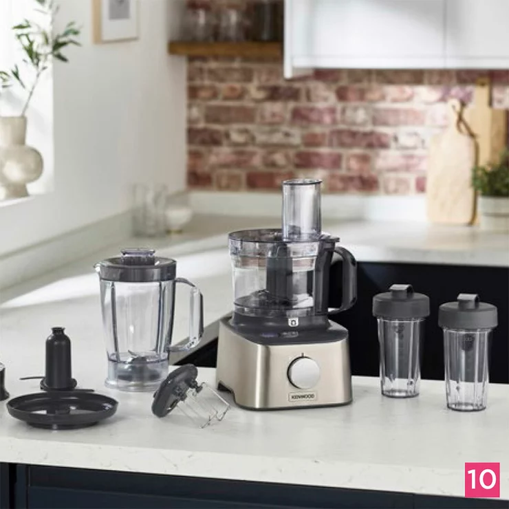 Kenwood Multipro Compact Plus Food Processor & Blender with Digital Weighing Scales, FDM312SS - Image 8