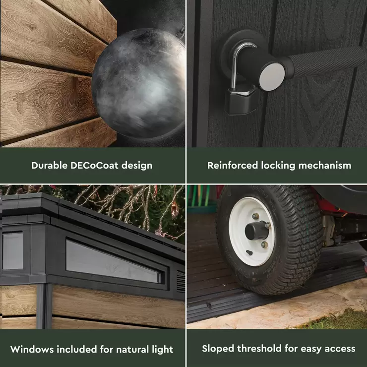 Keter Ashwood Signature 11ft 2" x 7ft 2" (3.4 x 2.2m) Storage Shed - Image 5