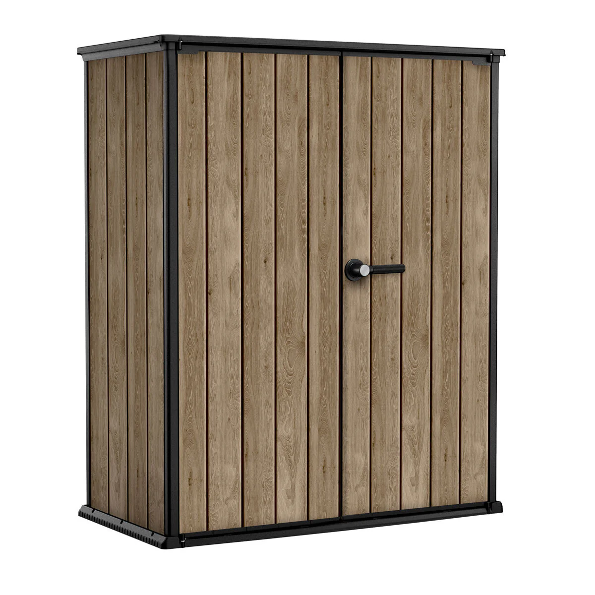 Keter Ashwood Signature Alto 4ft 6" x 2ft 4" (1.4 x 0.7m) 1,415 Litre Vertical Storage Shed with Shelves - Image 7