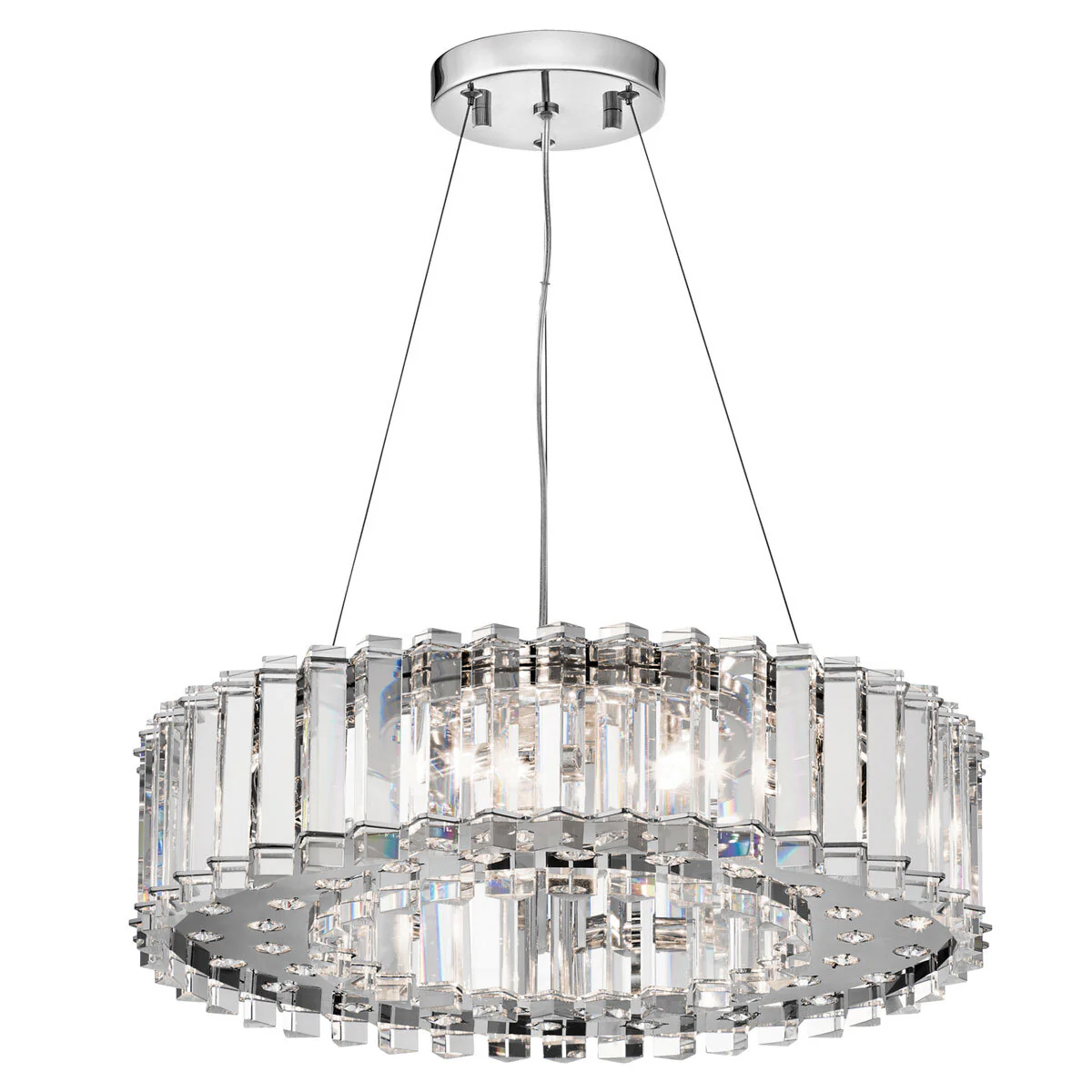 Kichler Crystal Skye 8 Light Chandelier - Image 3